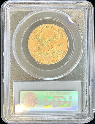 2004 1/2 oz American Gold Eagle MS69 PCGS $25 Coin 2