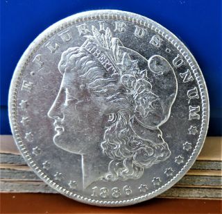 1886 - O Morgan Silver Dollar $1 Key Date Au