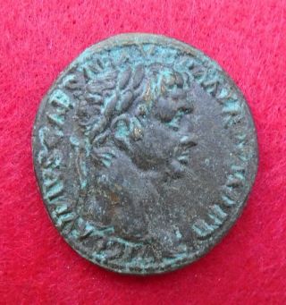 Roman Imperial Sestertius Claudius I (ad 41 - 54) Æ Sesterce Nero Claudius Drusus