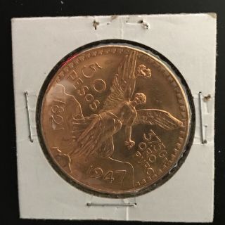 1947 Mexico Gold 50 Pesos - Bu - 1.  2056 Oz.