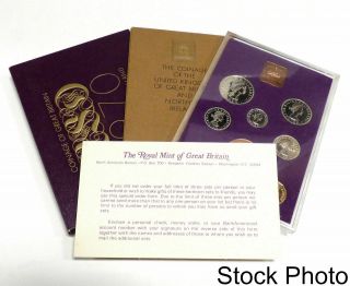 1970 Coinage Of Great Britain And Northern Ireland 8 Coin Proof Set