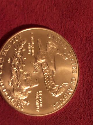 1987 - $50 1oz Gold American Eagle BU 10