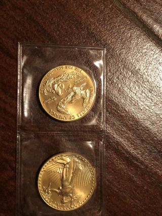 1987 - $50 1oz Gold American Eagle Bu