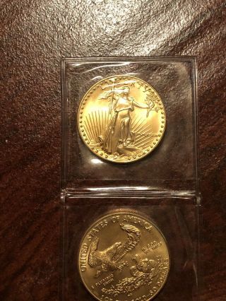 1987 - $50 1oz Gold American Eagle BU 2