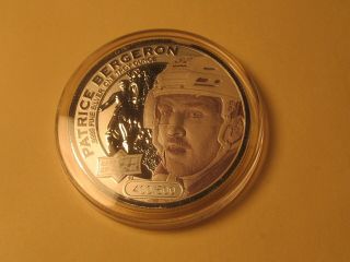 Patrice Bergeron 2017 Upper Deck Grandeur Frosted 99.  99 Silver Coin /500