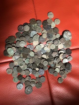 Ancient Unreserched Roman Coins Total 245