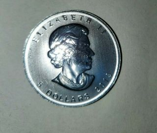 Roll Of 25 1oz Silver Canadian Maple Leaf $5 Coins - Canada Rcm Tube 2013