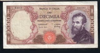 10000 Lire From Italy 1962