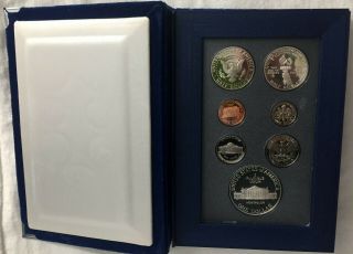 1993 United States Proof Prestige Set - 7 Coins,  Bill of Rights Silver $1 5