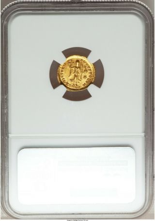 ROMAN EMPIRE HONORIUS GOLD 1 TREMISSIS COIN S 20945 NGC MS 5/5 - 3/5 8