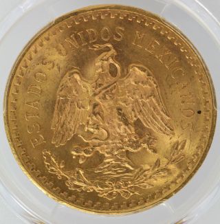 1931 Mexico 50 Pesos Gold Oro PCGS MS65 Certified Coin Mexican Moneda - JC842 4