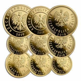 Poland 2019 MW Gold set - One Hundred Years of the Złoty 4