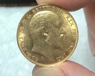 1910 C Canada Edward VII Gold Sovereign MS,  or better 4