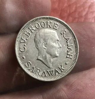 Sarawak 5 Cents 1927 Ef