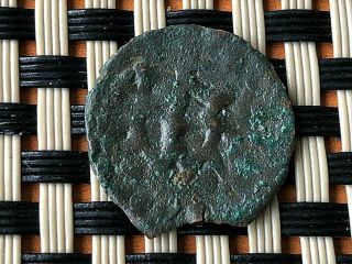 Medieval Bulgaria - Ivan Alexander 1331 - 1371 Ad Monogram Authentic Copper Coin