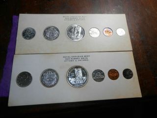 Canada/canadian Proof Like 1958 Coin Set In Holder Last One
