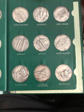 Official National Parks Centennial Medal Series 1872 - 1972 11