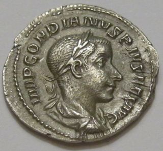 Roman Empire Gordian Iii 238 - 244 Ad Ar Denarius - Securitas Xf/au Sharp