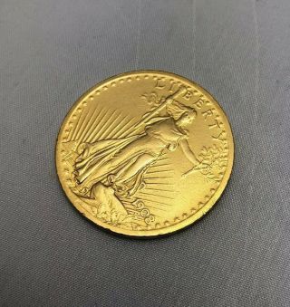 1908 U.  S.  Gold $20 Dollar St.  Gauden ' s Double Eagle Coin 3