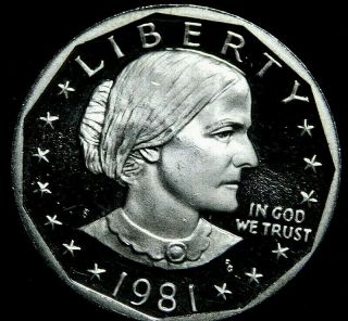 1981 S Susan B Anthony One Dollar Unc/bu A14 - 211