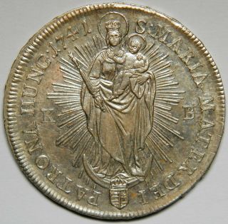 Hungary Maria Theresia thaler 1741 K - B UNC [28.  72 grams] 2