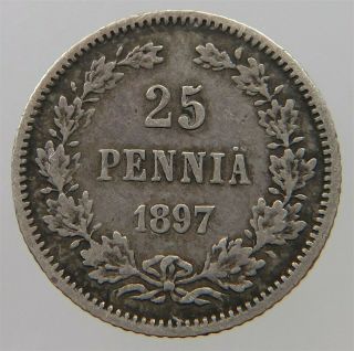 Finland 25 Pennia 1897 Qr 309
