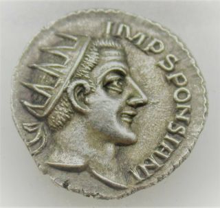 Unresearched Roman Silver Denarius Coin