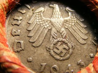 Estate Wheat Penny Roll 1943 Steel - 43 Nazi Coin On Ends 2
