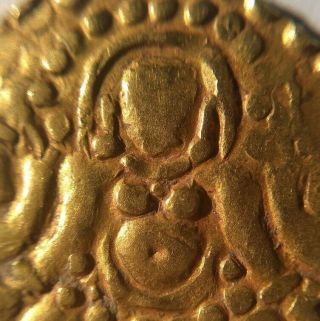 India Tripura Gold Stater,  Mitchener 411,  VF 5
