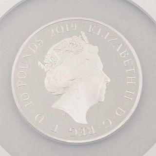 2019 Gr.  Britain £10 Queen Victoria 5 Oz Silver Proof Coin NGC PF70 UC 1/1st 200 5