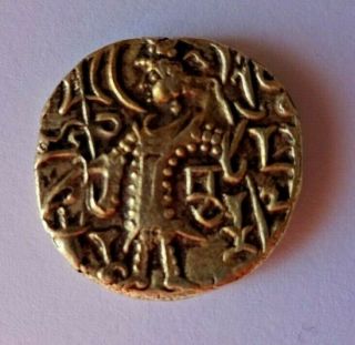 India Taxila Gold Dinar,  Suvayasa,  c.  400AD,  Kushan Derivative 2
