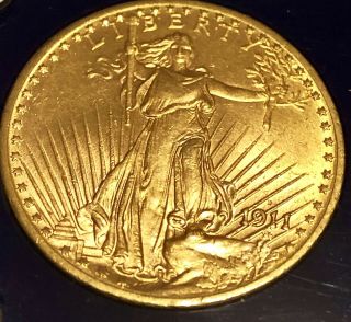 1911 - D $20 St.  Gaudens Double Eagle