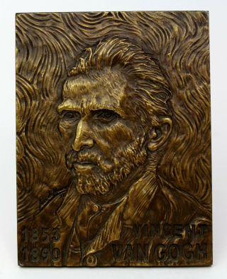 Bronze Medal Big Plaque / Vincent Van Gogh / Netherlands Painting Drawing