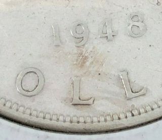1948 Canada Silver Dollar 4