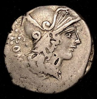 Titus Carisius 46bc Ancient Roman Silver Denarius Julius Caesar’s Rome 3.  6g