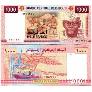 Djibouti 1000 Francs 2005 P - 42 Unc