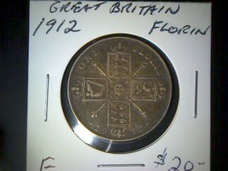 Great Britain 1912 Florin