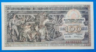 Yugoslavia,  100 Dinara 1953,  Unc (r)