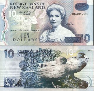 Zealand 10 Dollars Nd (a359)