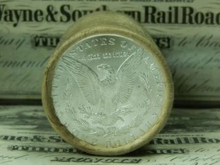 $20 BU Morgan Roll UNC Silver Dollar 1893 & CC Morgan Dollar Ends Pre 21 55 8