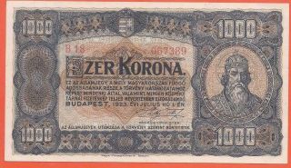 Hungary - 1000 Korona - 1923