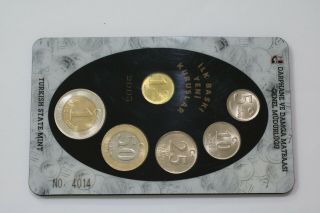 TURKEY 2005 COIN SET B18 BOX13 - 21 2