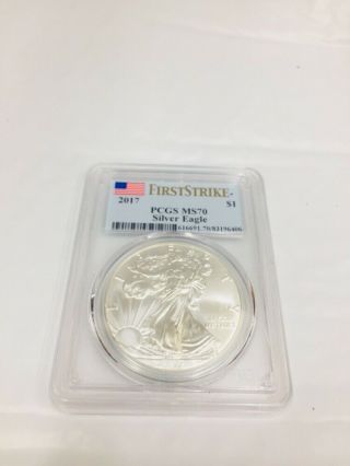 2017 Silver Dollar 1 Troy Oz American Eagle Walking Liberty.  999 Round