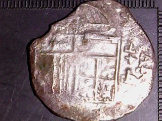 Atocha 8 Reales Spanish Silver Coin 1622 Shipwreck Grade 2 Mel Fisher Tapia 2