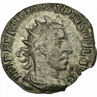 [ 655081] Coin,  Aemilian,  Antoninianus,  Rome,  Vf (20 - 25),  Billon,  Ric:8
