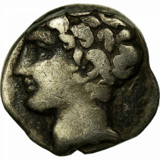 [ 497581] Coin,  Massalia,  Obol,  Marseille,  Vf (30 - 35),  Silver,  Sng - Cop:723 - 8
