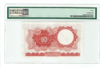 MALAYA and BRITISH BORNEO 10 Dollars 01.  03.  1961 P9a PMG 40 Extremely Fine 2