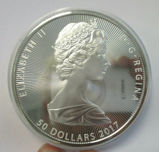2017 $50 Dollar Canada Great Niagara Falls Series 10 Oz.  9999 Fine Silver