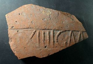 Tile,  Tegula,  Leg Xiiii,  Legion,  Martial,  Queen Boudicca,  Roman,  114 - 300 Ad