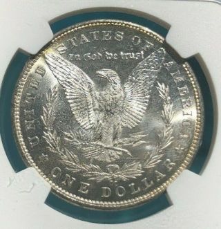 1890 - CC Carson City Silver Morgan Dollar - NGC MS62 - Top 100 - Vam 4 Tail Bar 3